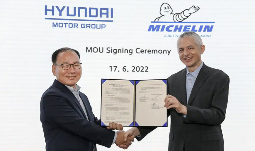 HYUNDAI MOTOR GROUP Y MICHELIN SE UNEN PARA DESARROLLAR NEUMÁTICOS PARA VEHÍCULOS ELÉCTRICOS